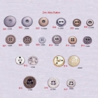 Sömnad Knappar - 7-3Metal Buttons